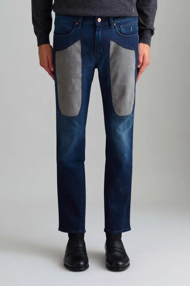 Jeckerson James skinny jeans grijs denim donker