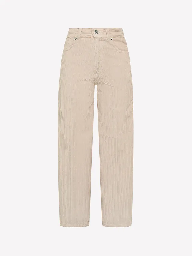 Nine In The Morning Gea carrot jeans meisje tortora