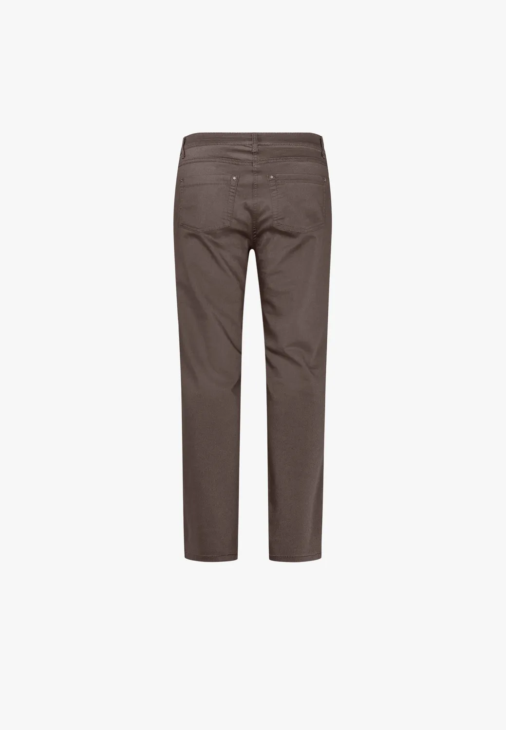 Laurie Charlotte Regular SL broek brown stretch