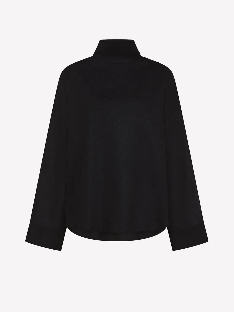 Nine In The Morning Cress CSS01 shirt zwart wol stretch