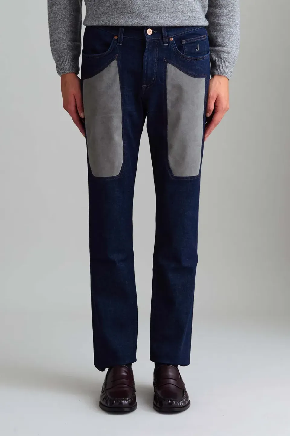 Jeckerson John Toppa Alcantara jeans donkerblauw slim fit