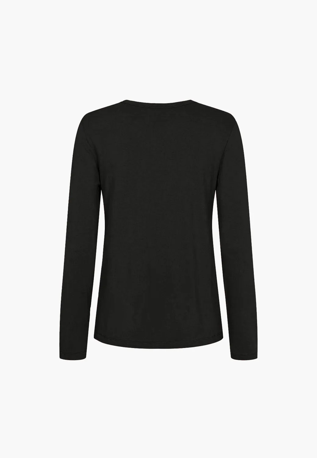 Laurie Amanda T-Shirt LS longsleeve black viscose