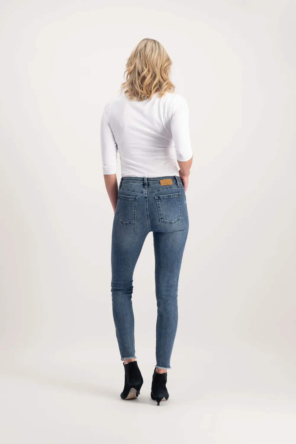 Florez Bobbi Slim Fit jeans vintage blue stretch
