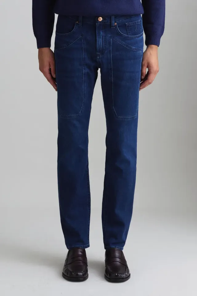 Jeckerson John slim fit jeans blauw medium stretch