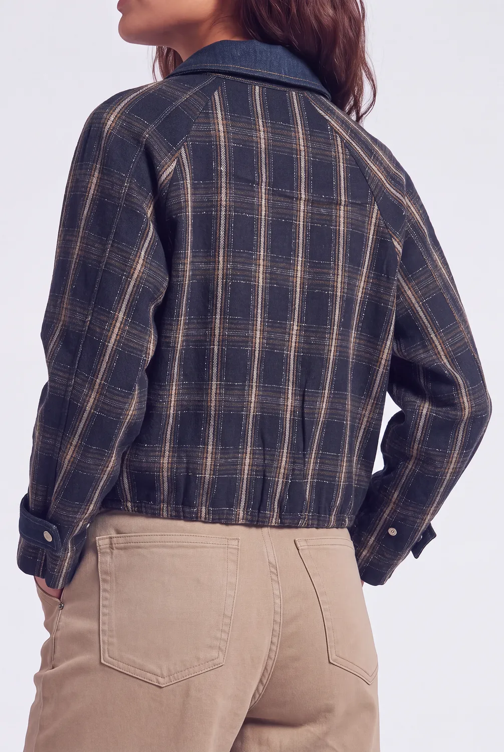 Florez Blair jacket Checked Blue geruit
