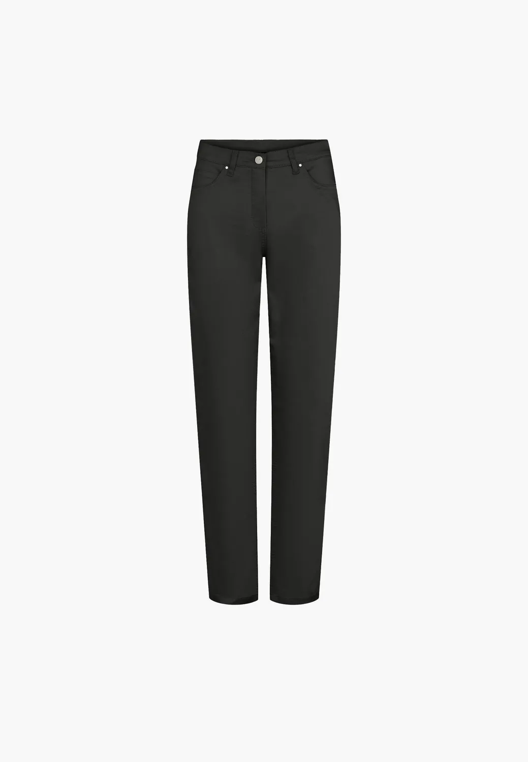Laurie Charlotte Regular ML broek Black stretch