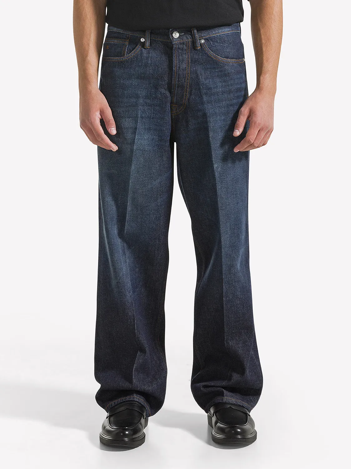 Nine In The Morning Icaro ICA41 jeans heren navy carrot