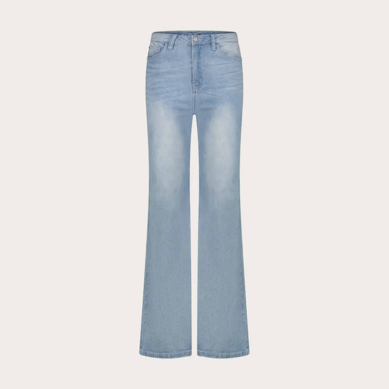 Florez Ana Flared jeans Clear Blue hoge taille
