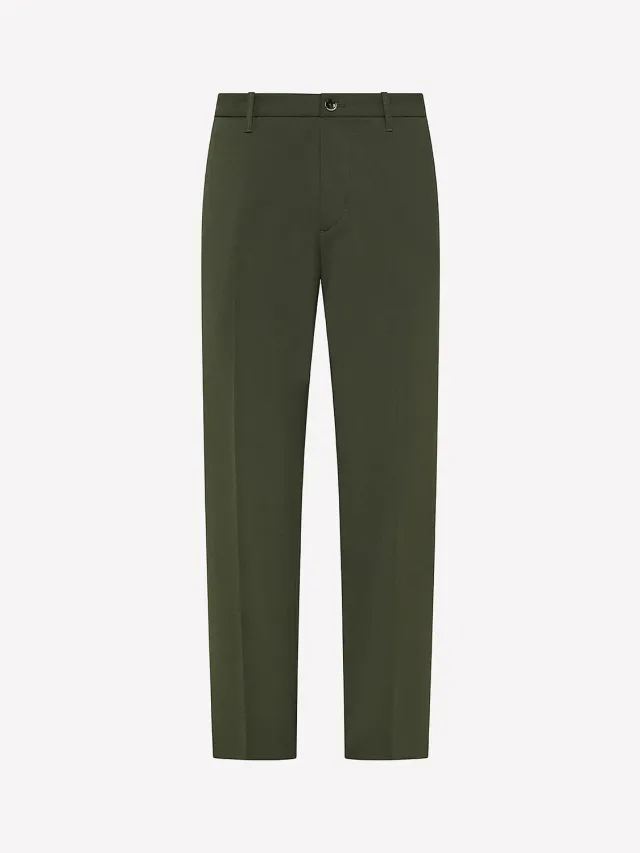 Nine In The Morning Giove GVE84 chino slim olijf stretch wol