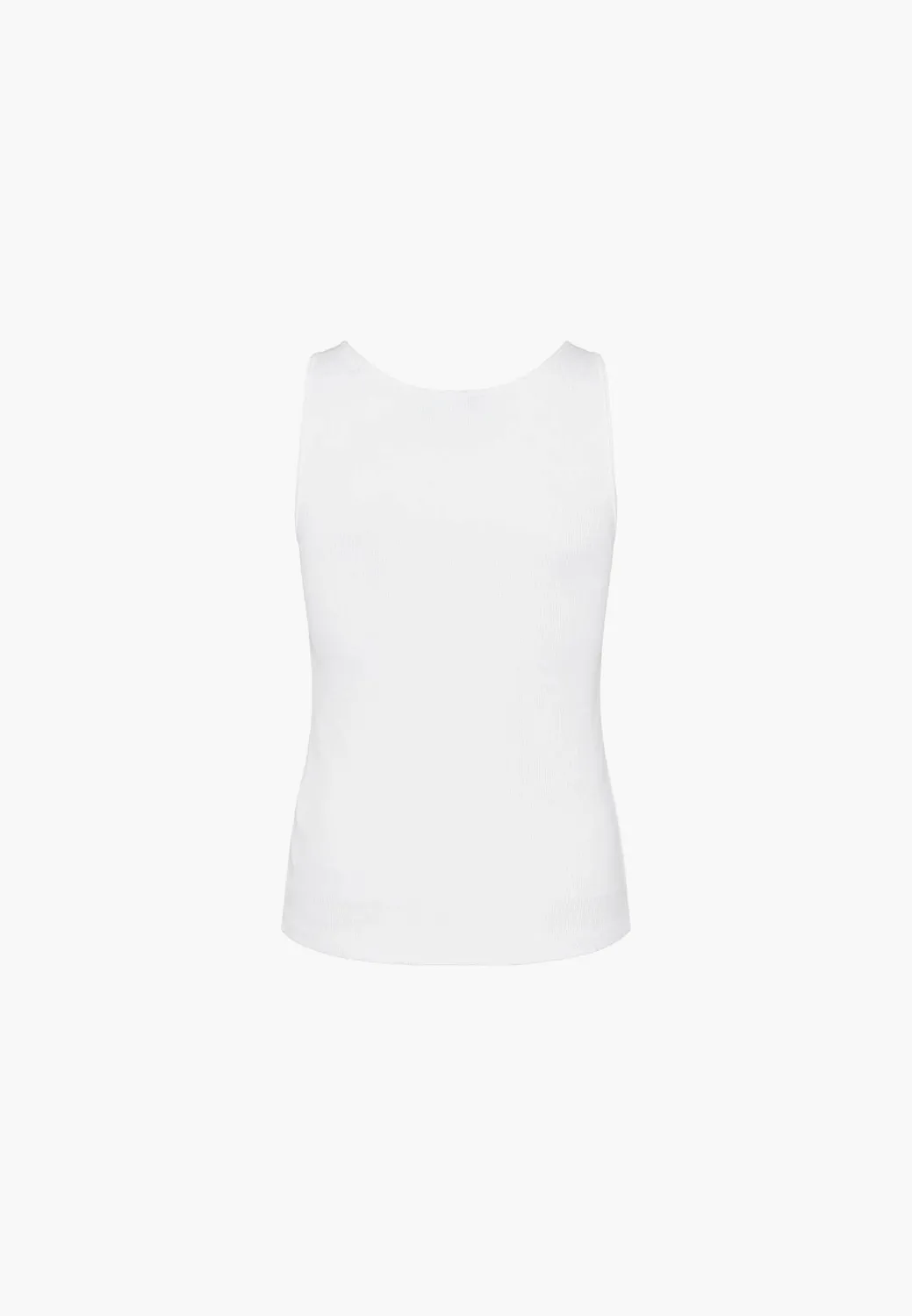 Laurie Alberte 100943 tanktop wit dames rib