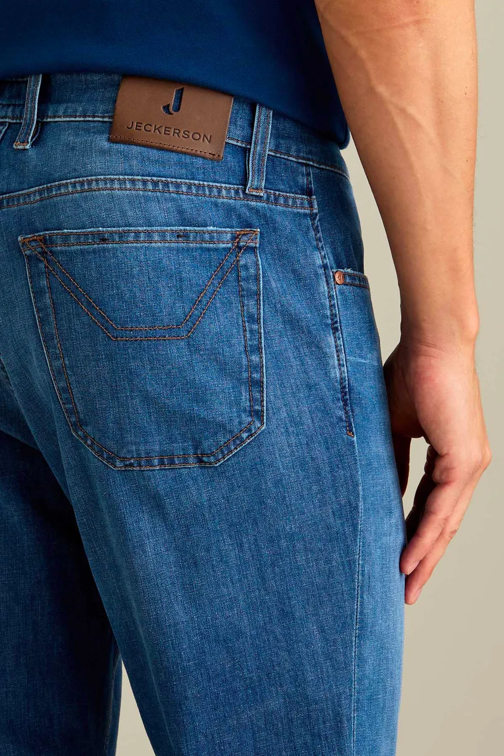 Jeckerson Jordan jeans blauw donker slim fit super comfort