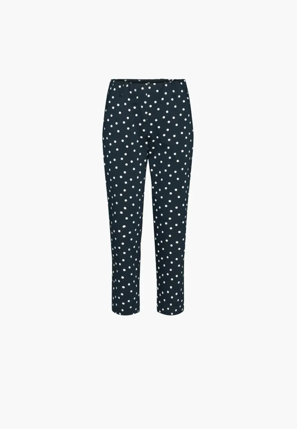 Laurie Taylor Regular broek navy white dot cropped