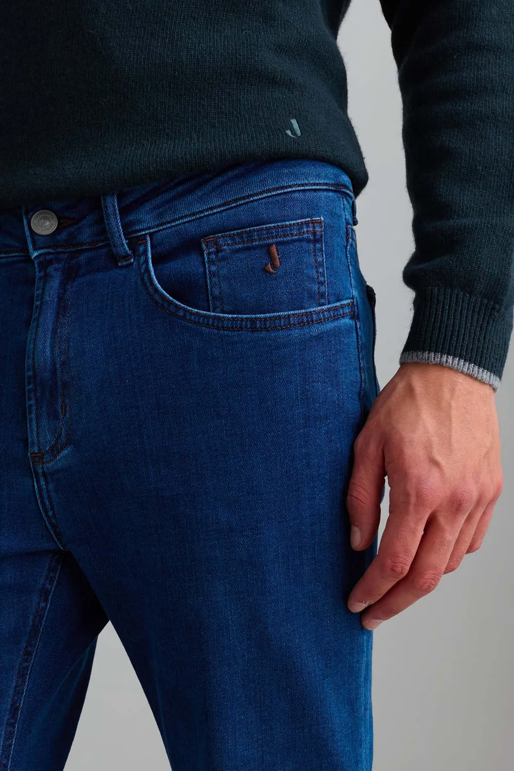 Jeckerson Joe skinny jeans donkerblauw lyocell