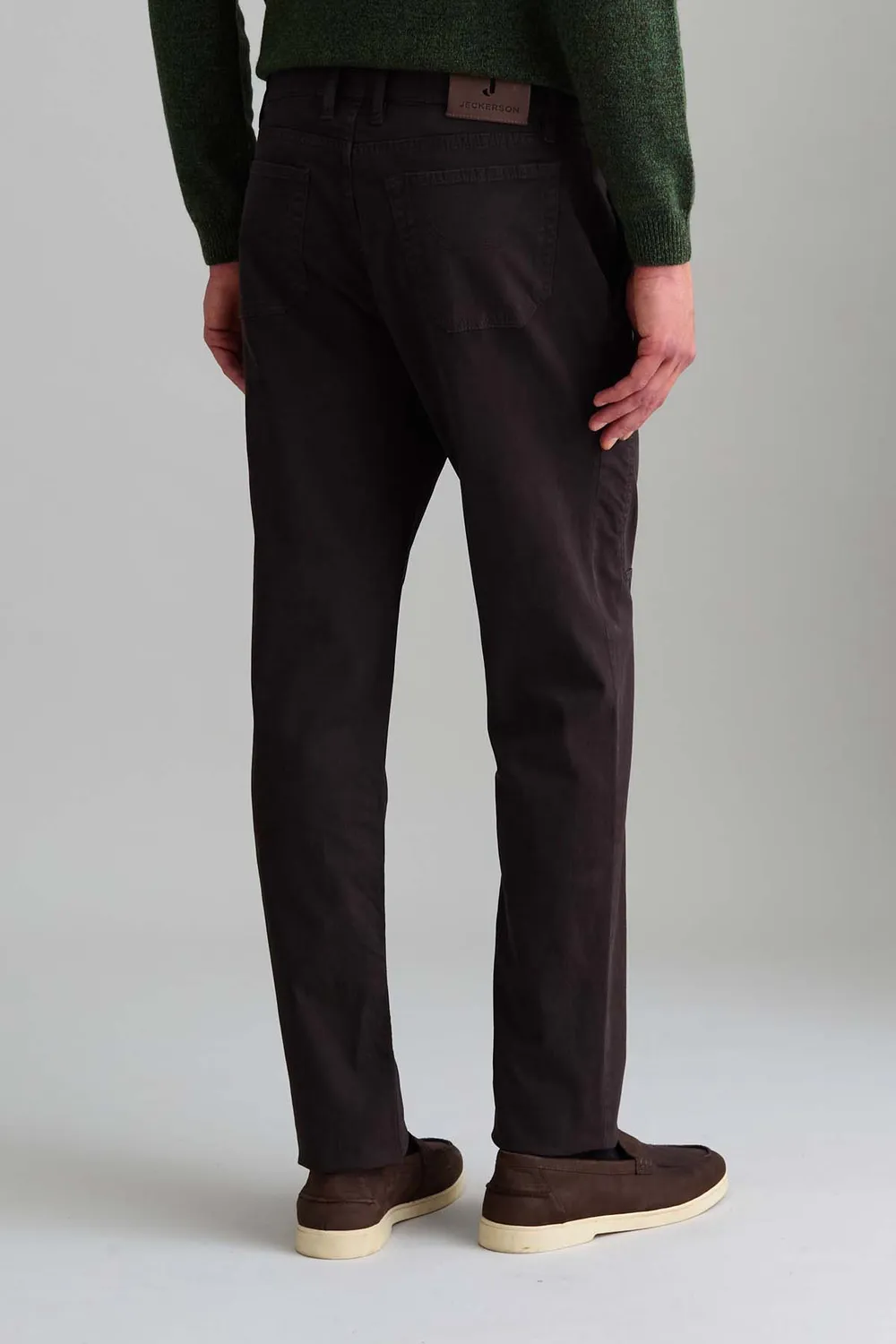 Jeckerson Jevon chino bruin katoen slim fit
