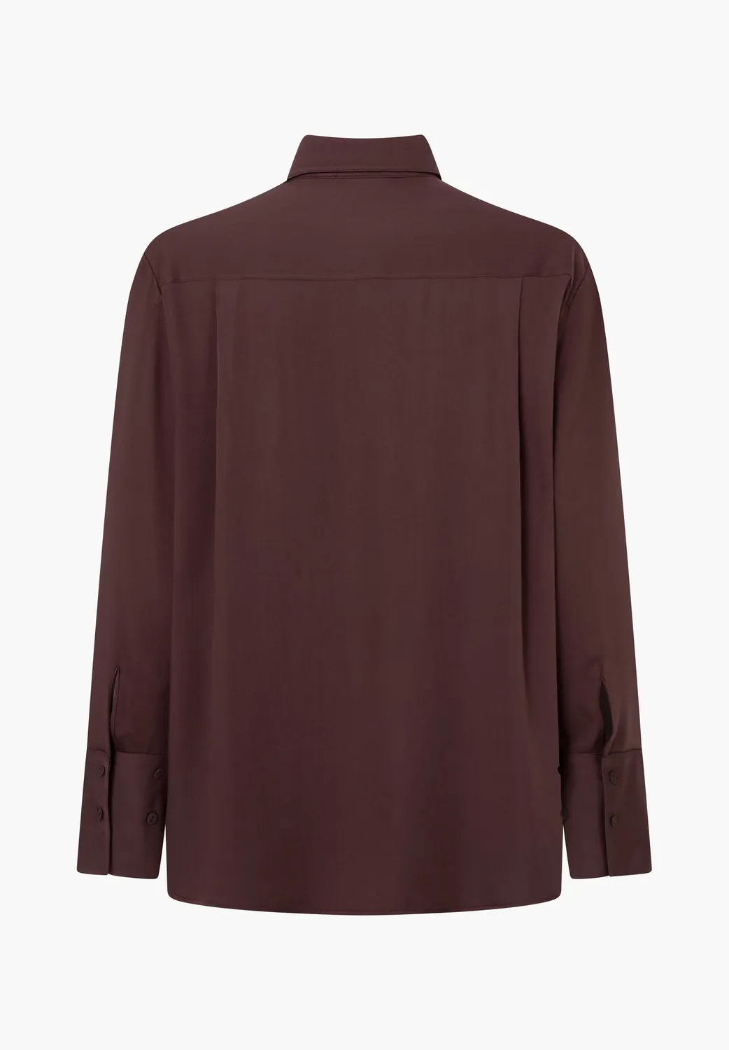 Laurie Viol dames shirt Dark Plum viscose oversized