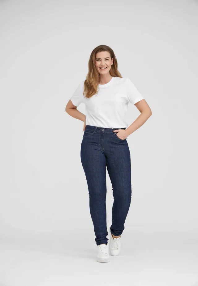 Laurie Laura Slim ML jeans dark blue denim stretch