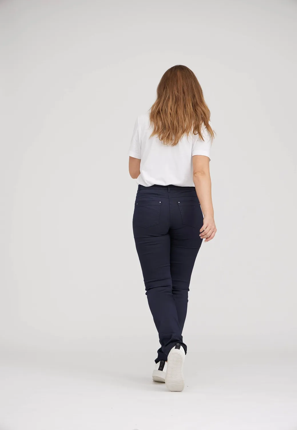Laurie Charlotte Regular LL broek navy 5-pocket 85cm