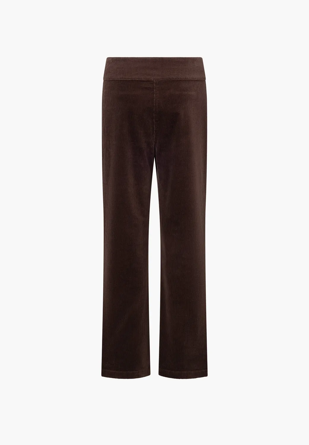 Laurie Thea Straight ribbroek bruin medium