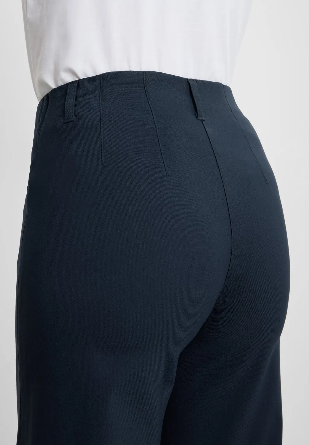 Laurie Donna Loose ML damesbroek navy viscose