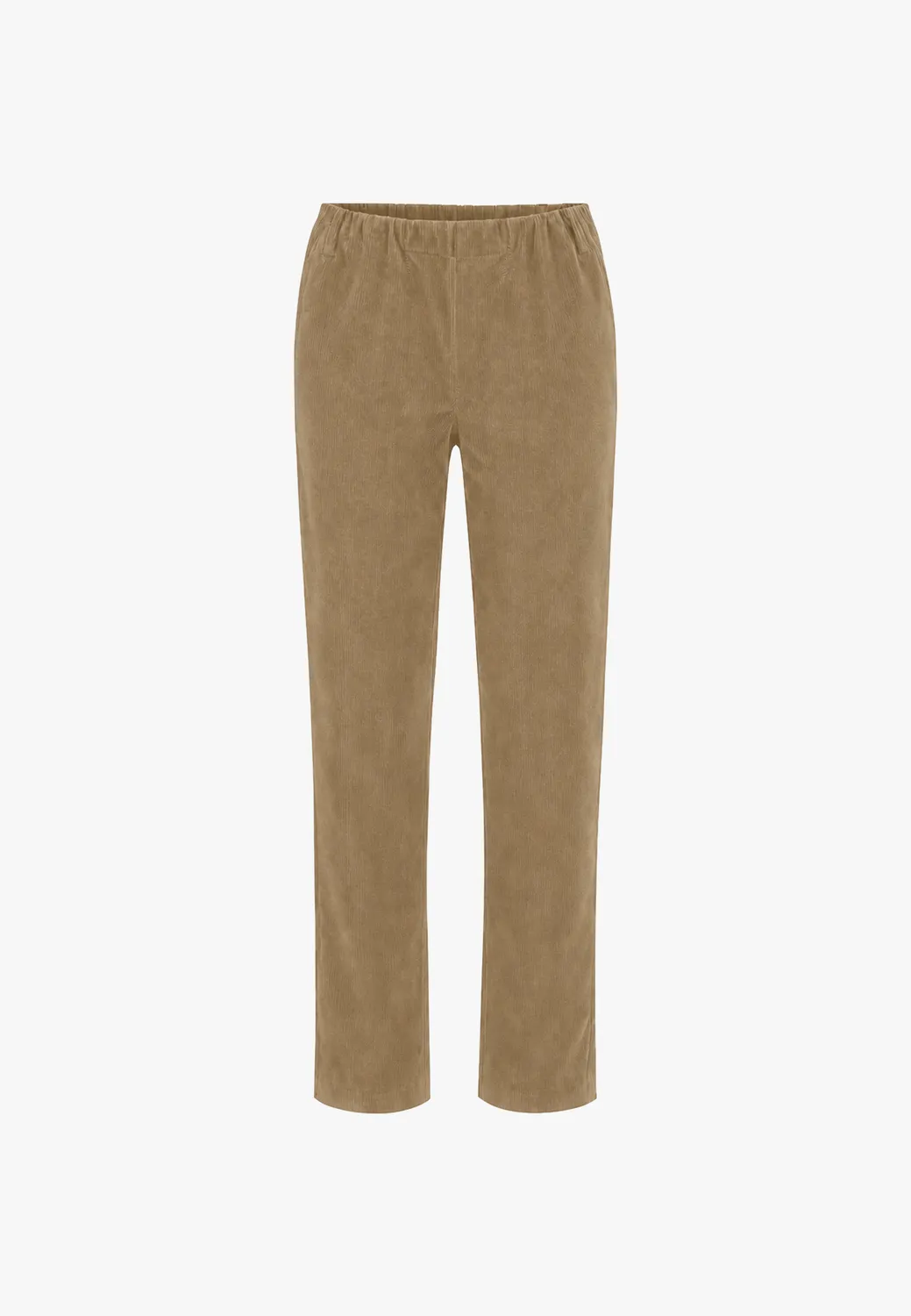Laurie Taylor Regular ribfluwelen broek Cafe Latte kort stretch