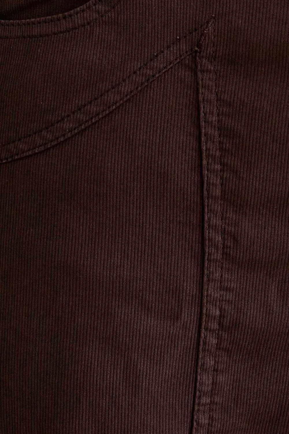 Jeckerson John broek slim fit donkerbruin piquet