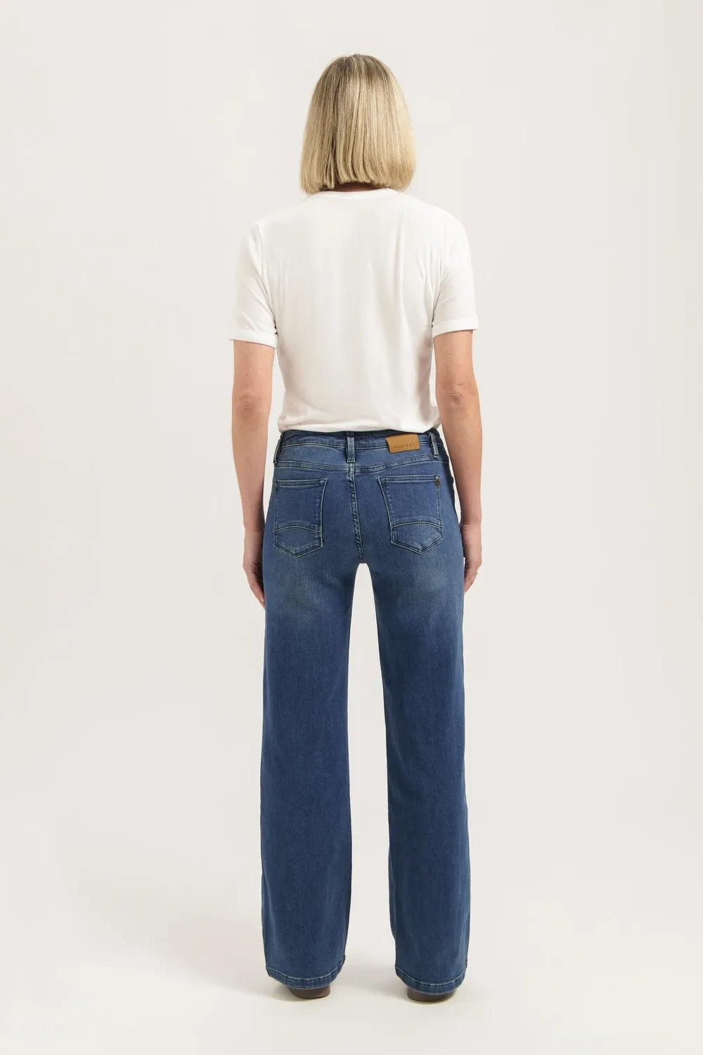 Florez Sophie Straight jeans Sky Blue mid waist