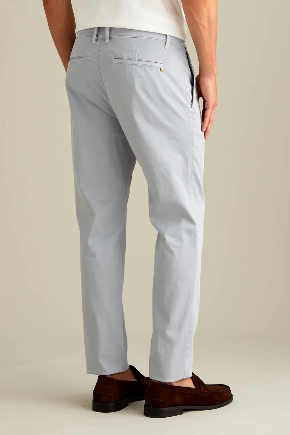 Jeckerson Jack chino slim fit grijs cemento stretch