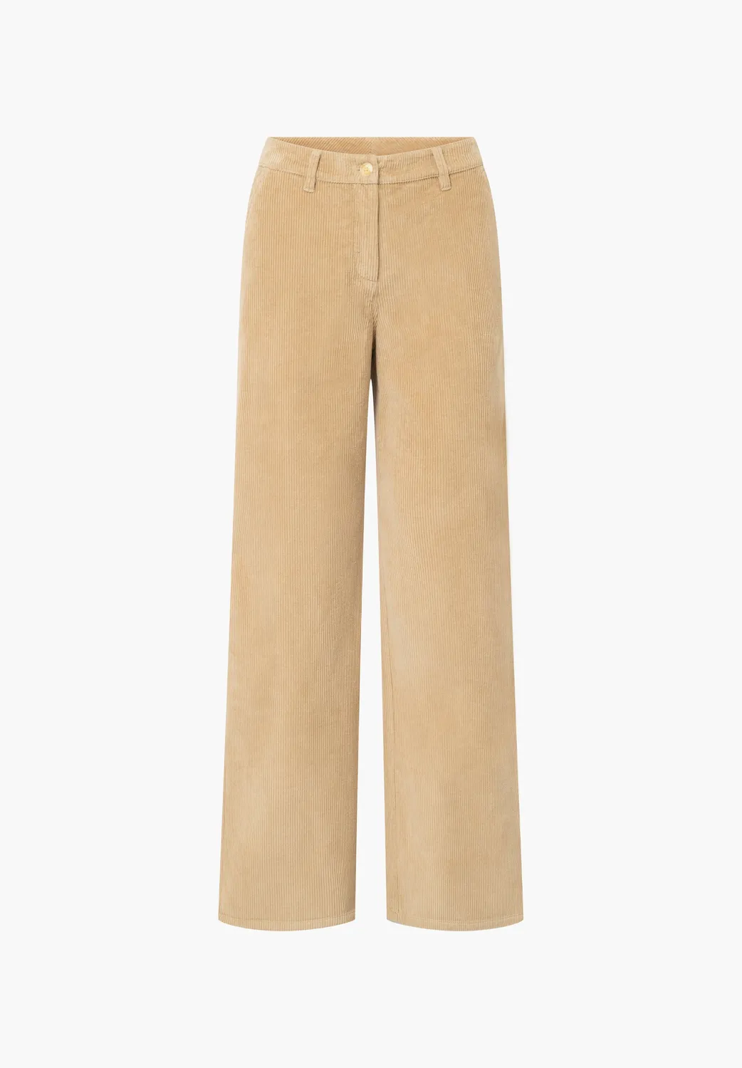 Laurie Charm Loose Corduroy ribbroek cafe latte medium