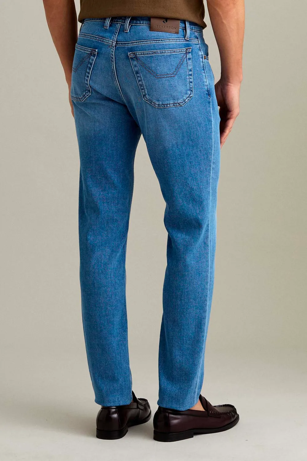 Jeckerson Jordan Slim Fit jeans blauw licht comfort