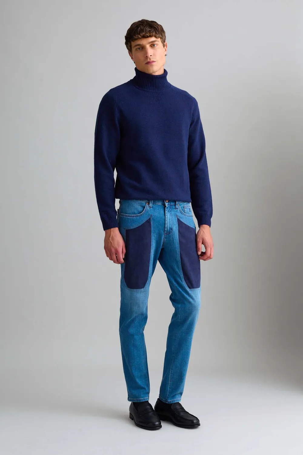 Jeckerson John slim fit jeans lichtblauw Alcantara