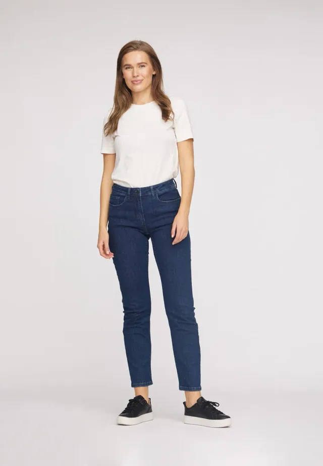 Laurie Charlotte Regular jeans Dark Blue Denim ecolabel