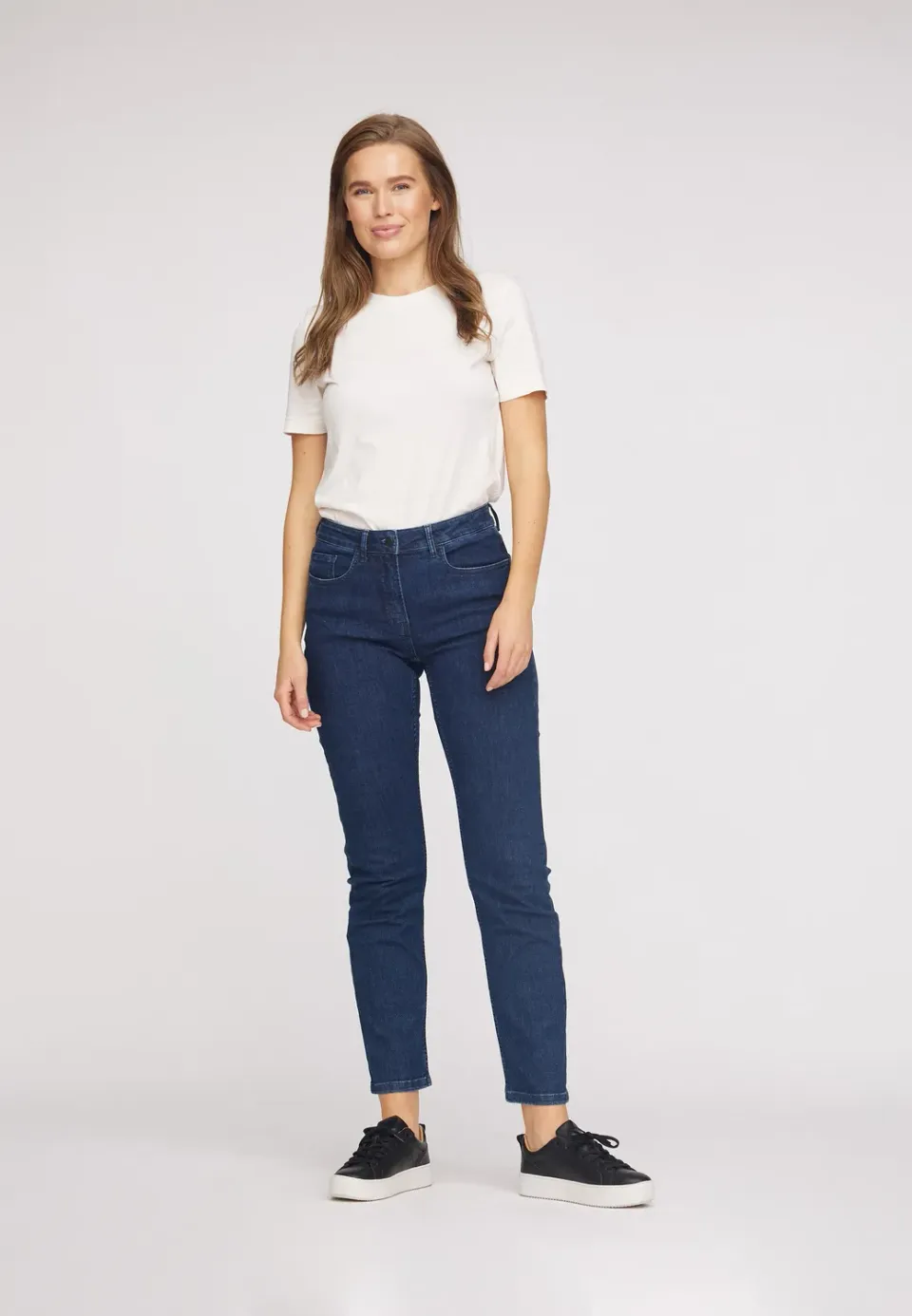 Laurie Charlotte Regular jeans Dark Blue Denim ecolabel