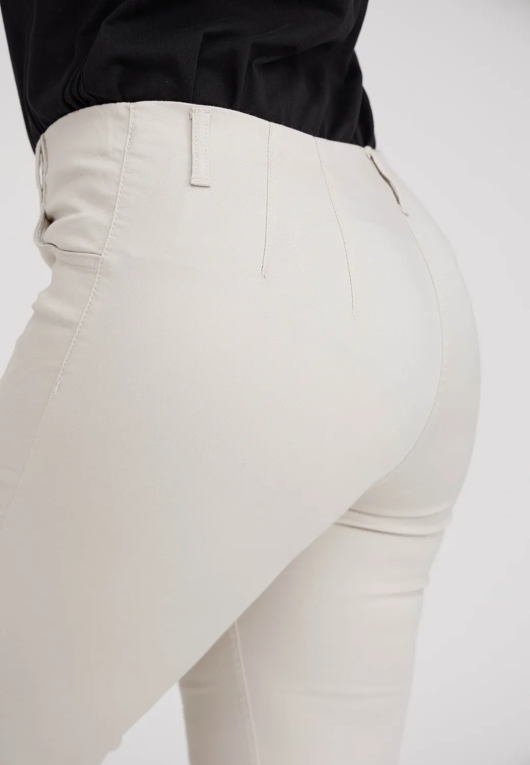 Laurie Kelly Regular ML broek grey sand stretch