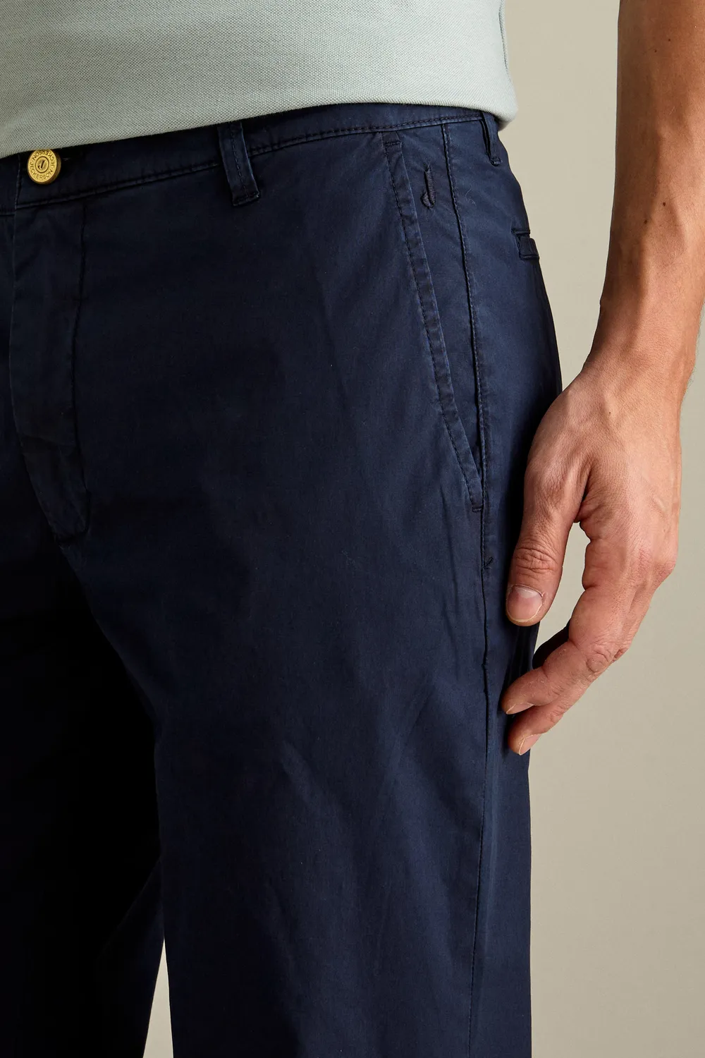 Jeckerson Jack Chino Slim Fit Broek Donkerblauw