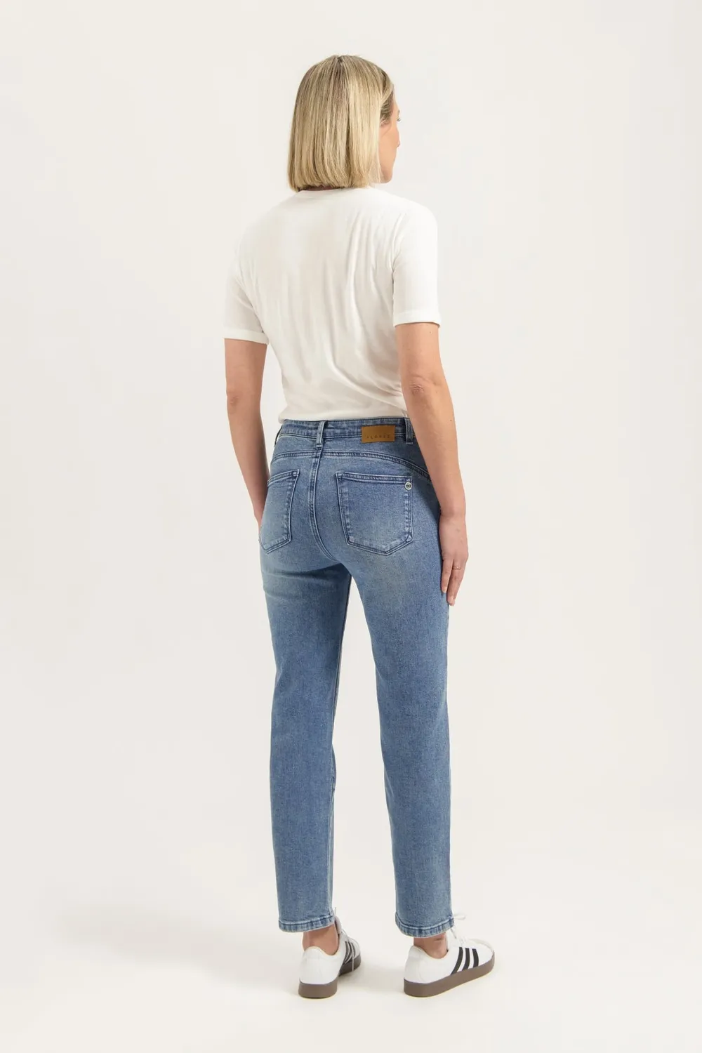 Florez Bond Straight Jeans Royal Blue rechte pijp