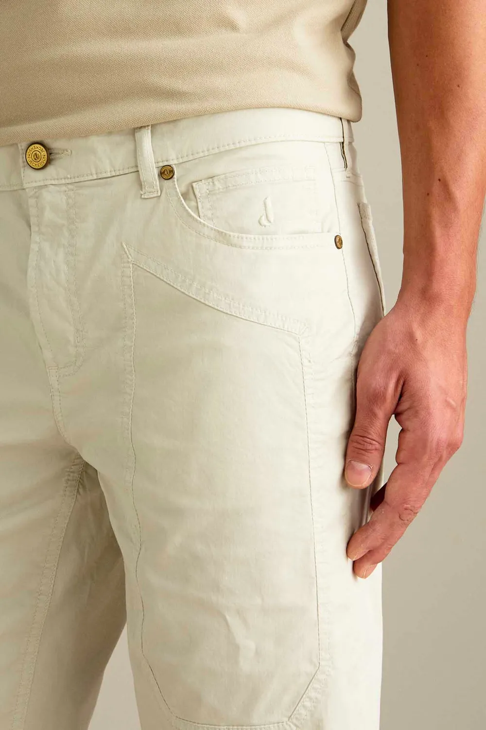 Jeckerson Jayden Slim Bermuda Ijsgrijs