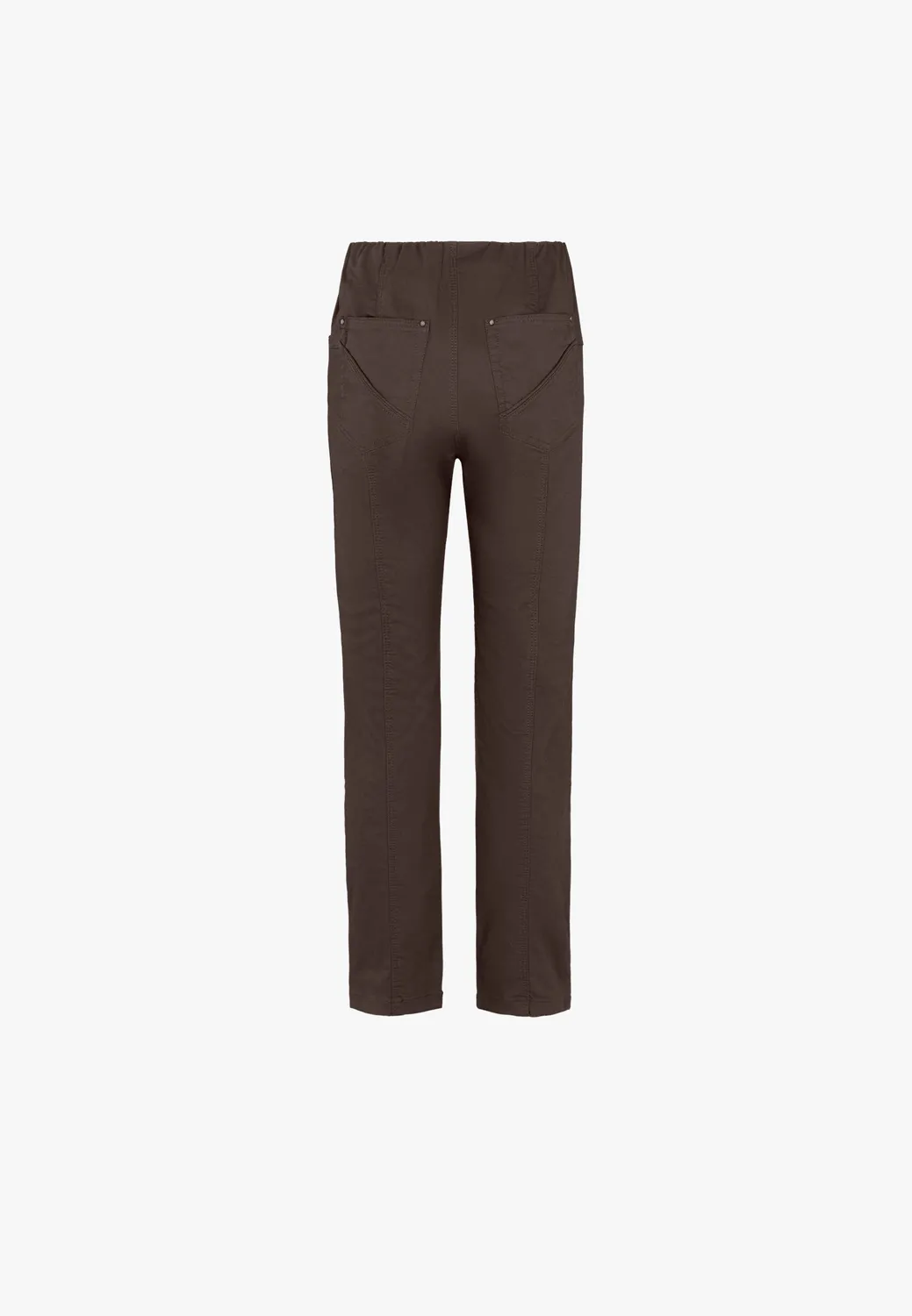 Laurie Slender Rouge Regular SL damesbroek bruin kort