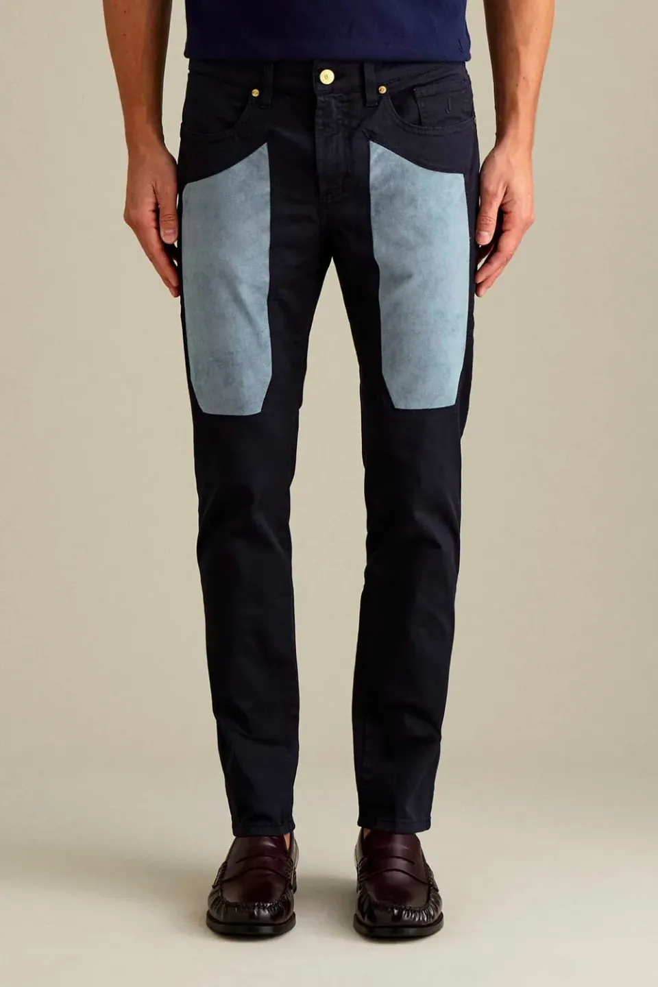 Jeckerson James skinny fit broek donkerblauw