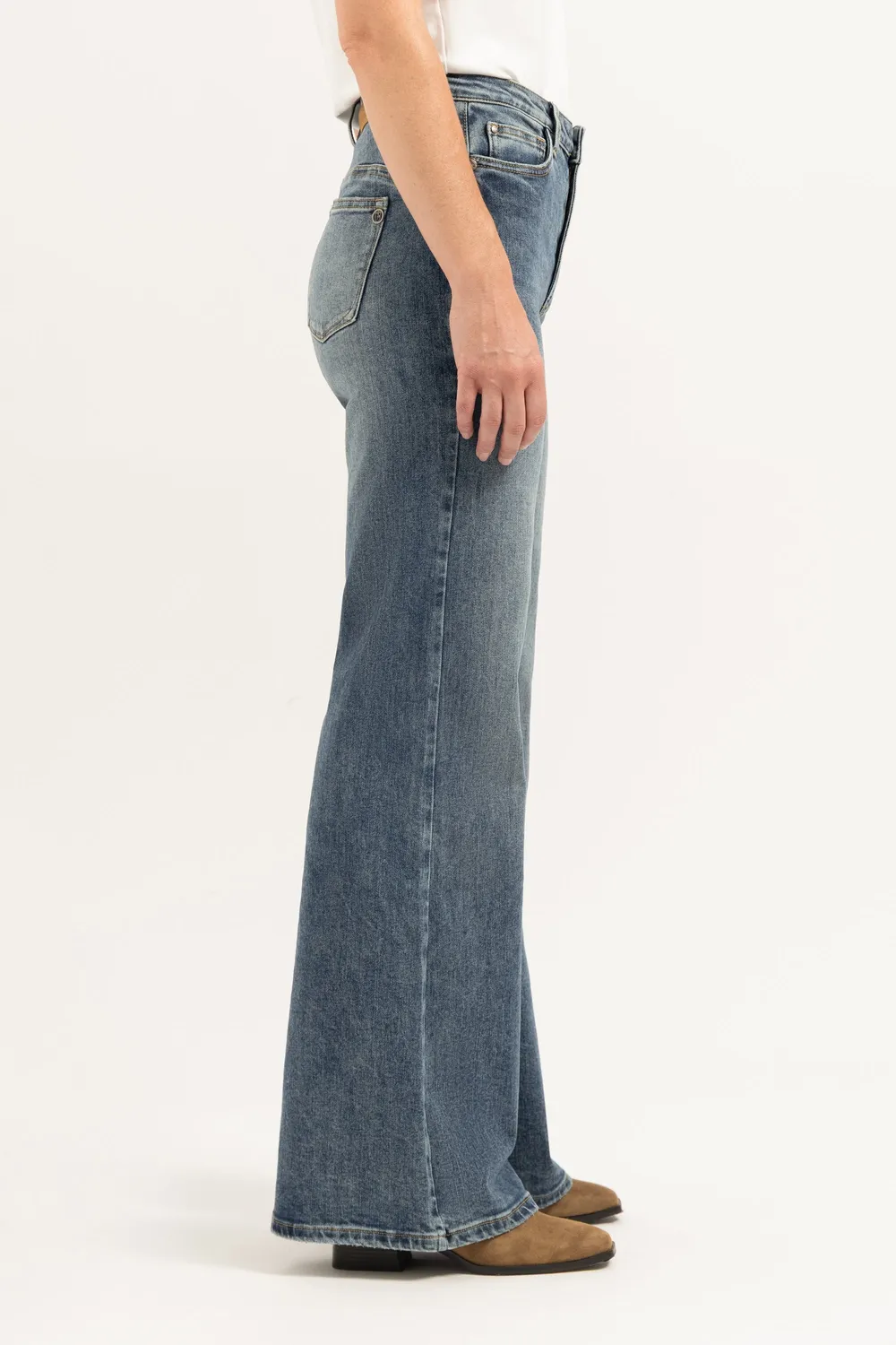 Florez Ana Flared jeans Sophisticated Blue palazzo