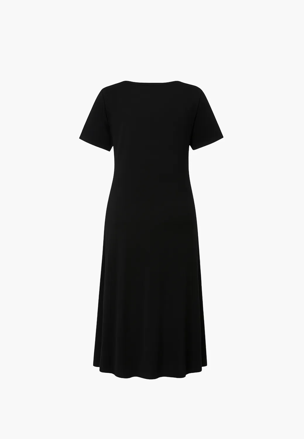 Laurie Ingrid Dress SS jurk zwart V-hals