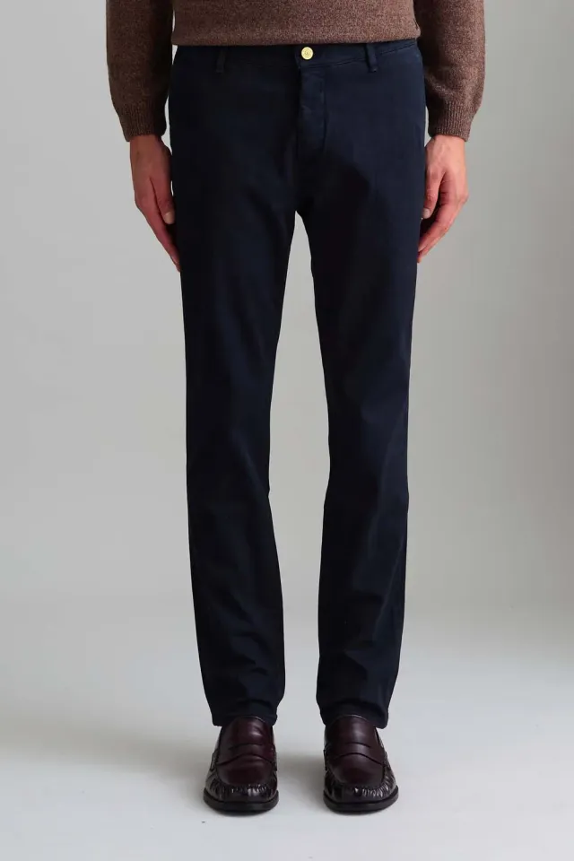 Jeckerson Jack Slim Fit Chino Donkerblauw