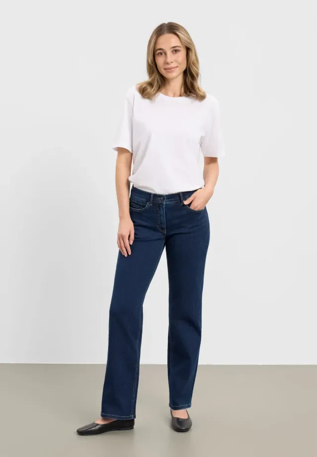 Laurie Marple Straight ML jeans donkerblauw magic slim