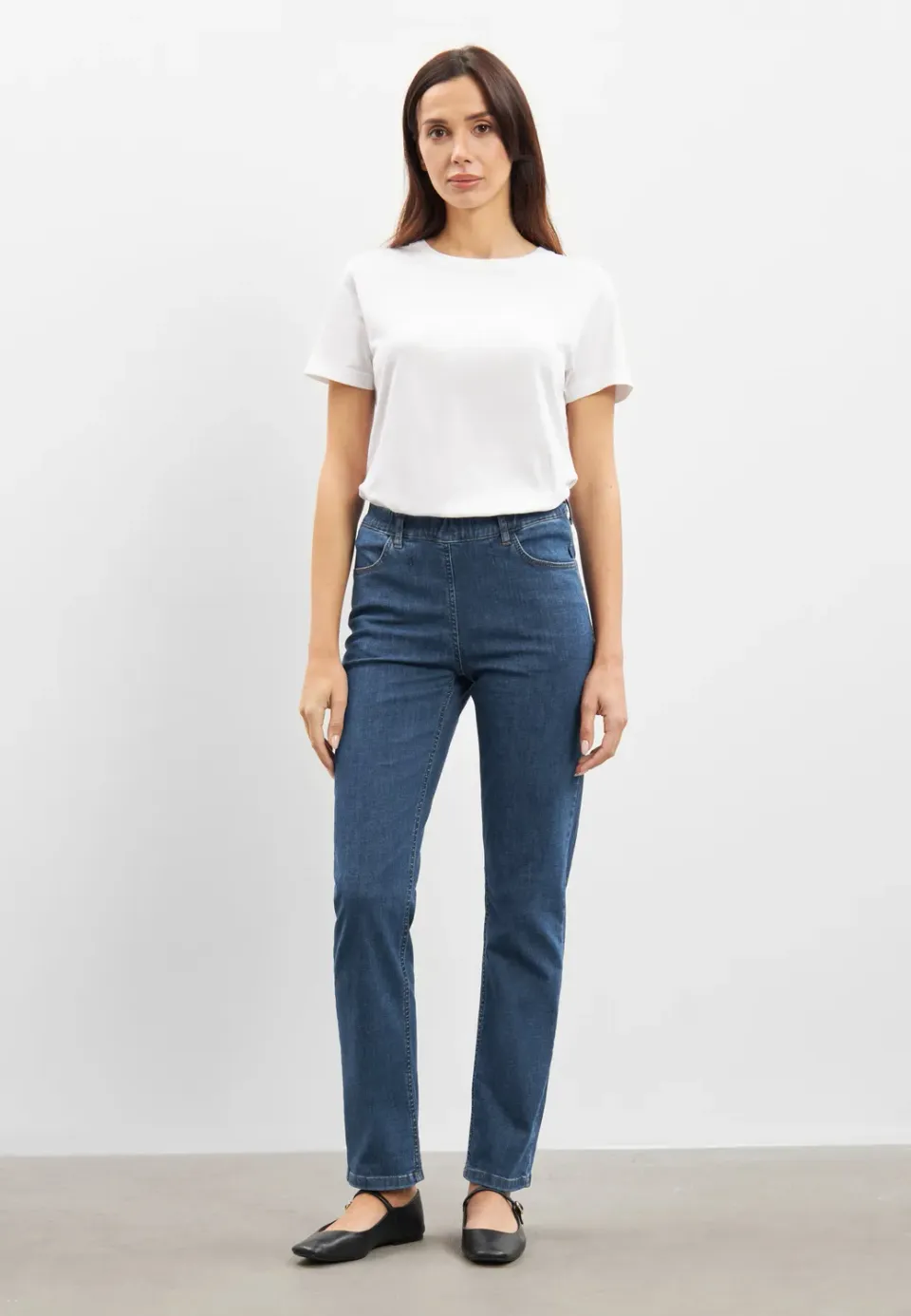 Laurie Kelly Regular SL 100804 spijkerbroek Blue Denim stretch