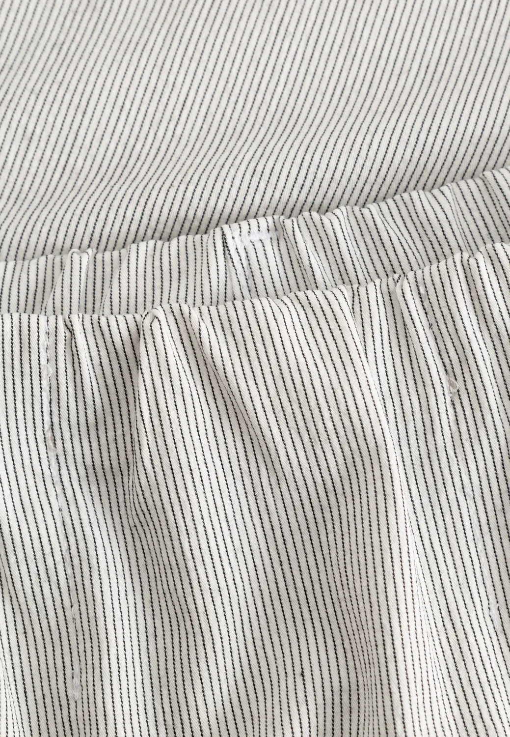 Laurie Simone rok 62 cm White pinstripe stretch