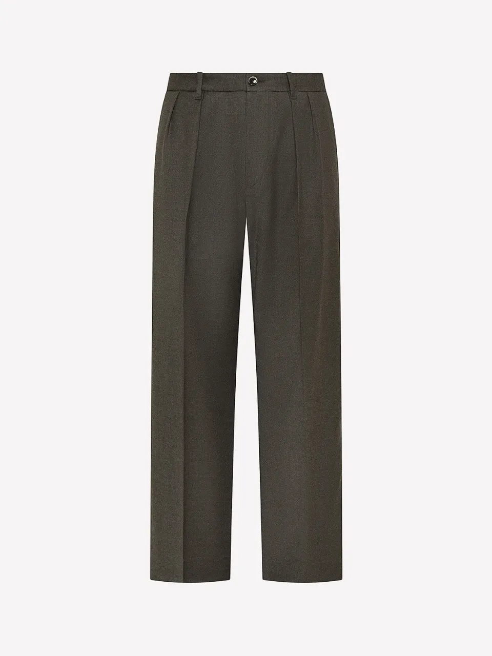 Nine In The Morning Kai KAI52 baggy broek heren grijs wol