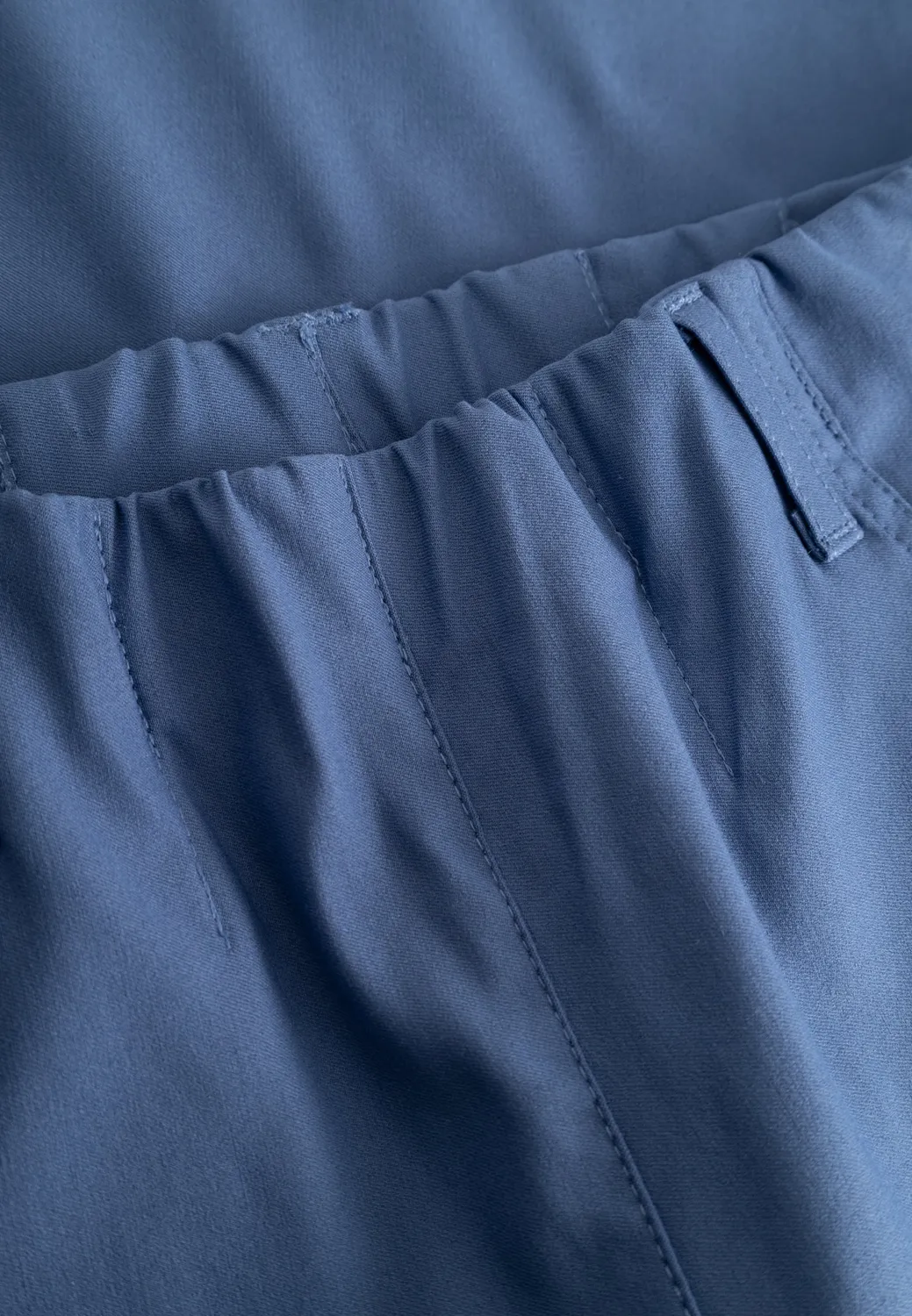 Laurie Donna Loose Crop damesbroek Blue cropped stretch