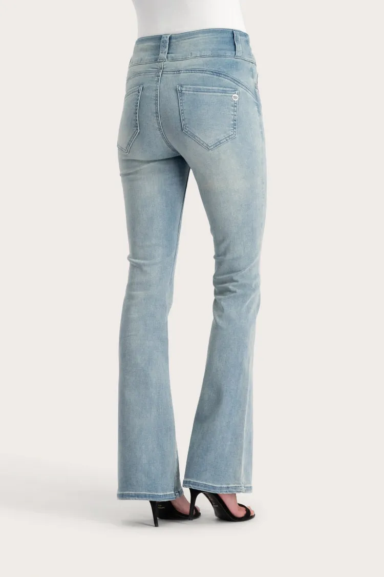 Florez Bodine Flared jeans LA Blue high waist