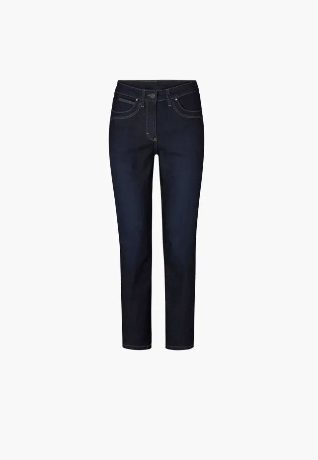 Laurie Laura Slim ML jeans washed dark blue denim stretch