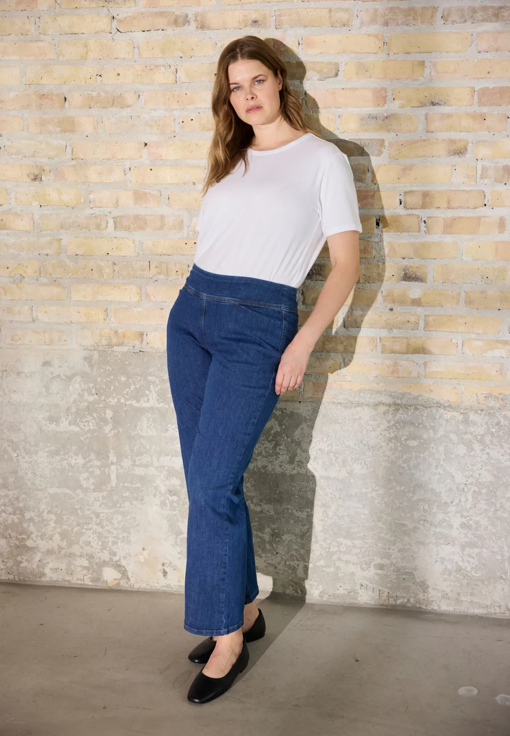 Laurie Thea Straight SL jeans Blue Denim biologisch katoen