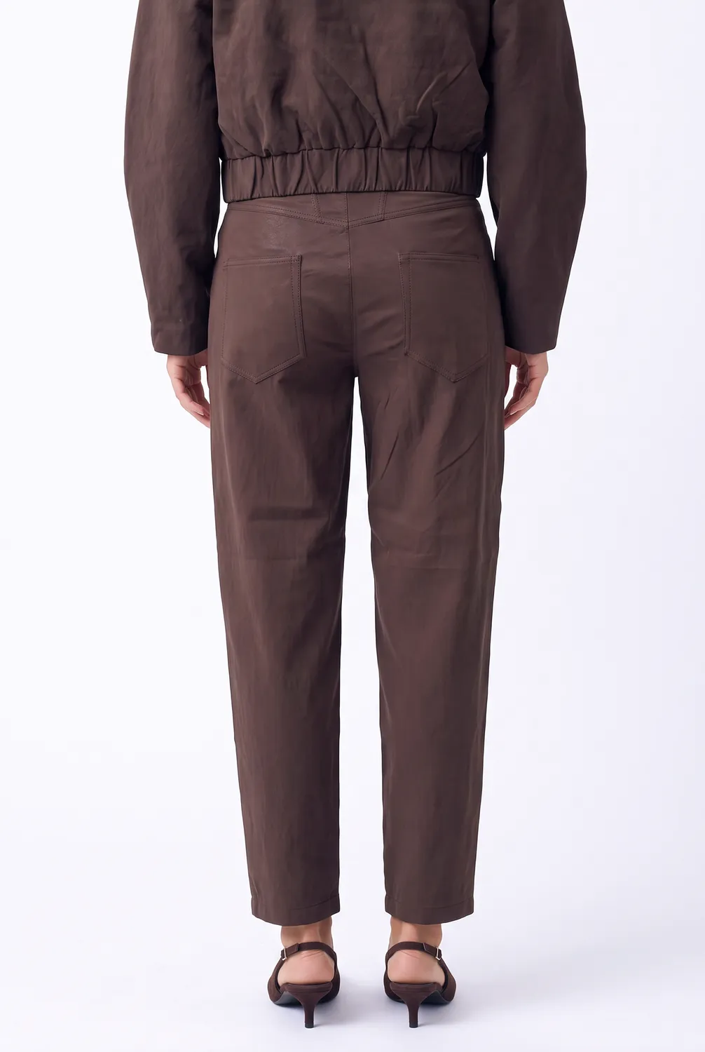 Florez Alexi Trousers broek Dark Brown PU